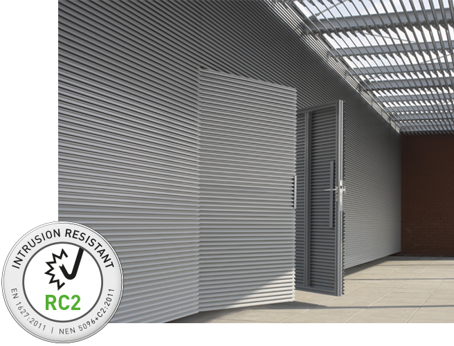 Ducodoor Louvre door with RC2 certification